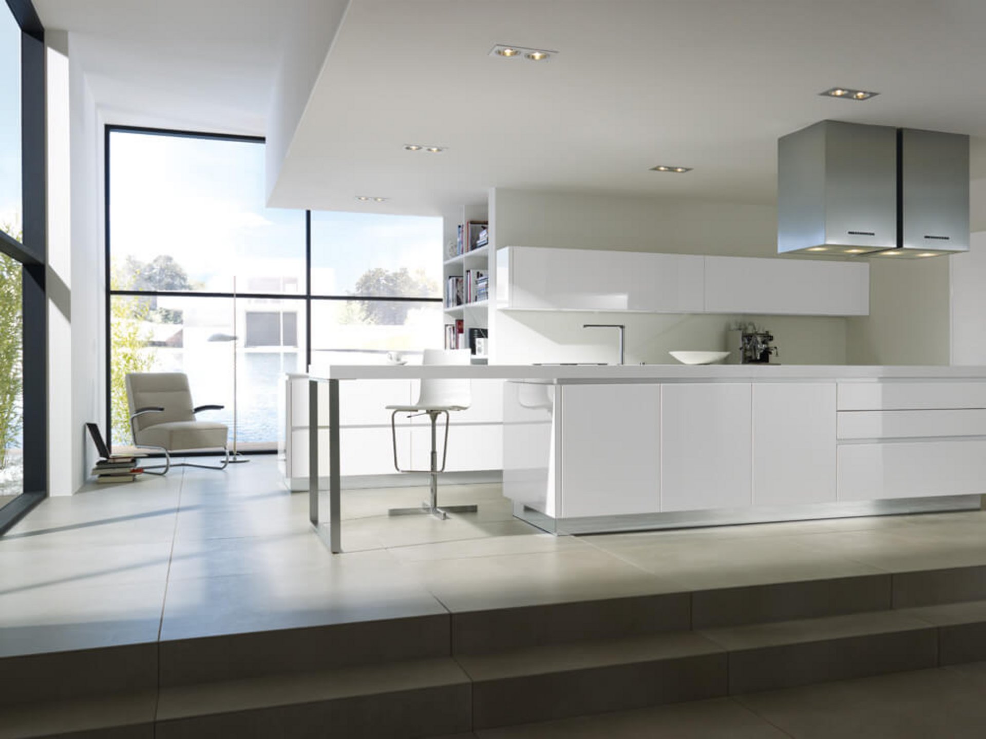 ASMO KÜCHEN - Y-LH Glanzarctisweiß