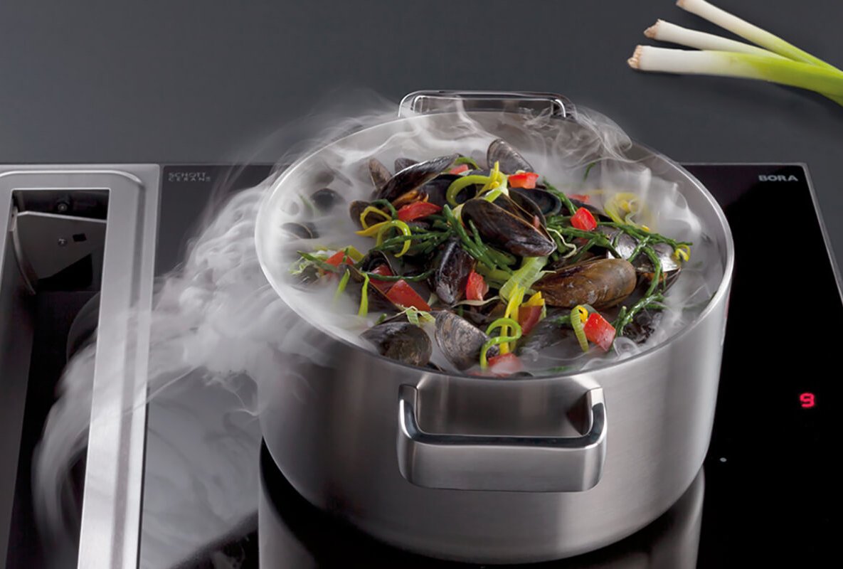 ASMO KÜCHEN Experten-Tipp Downdraft vs. Abzugshaube