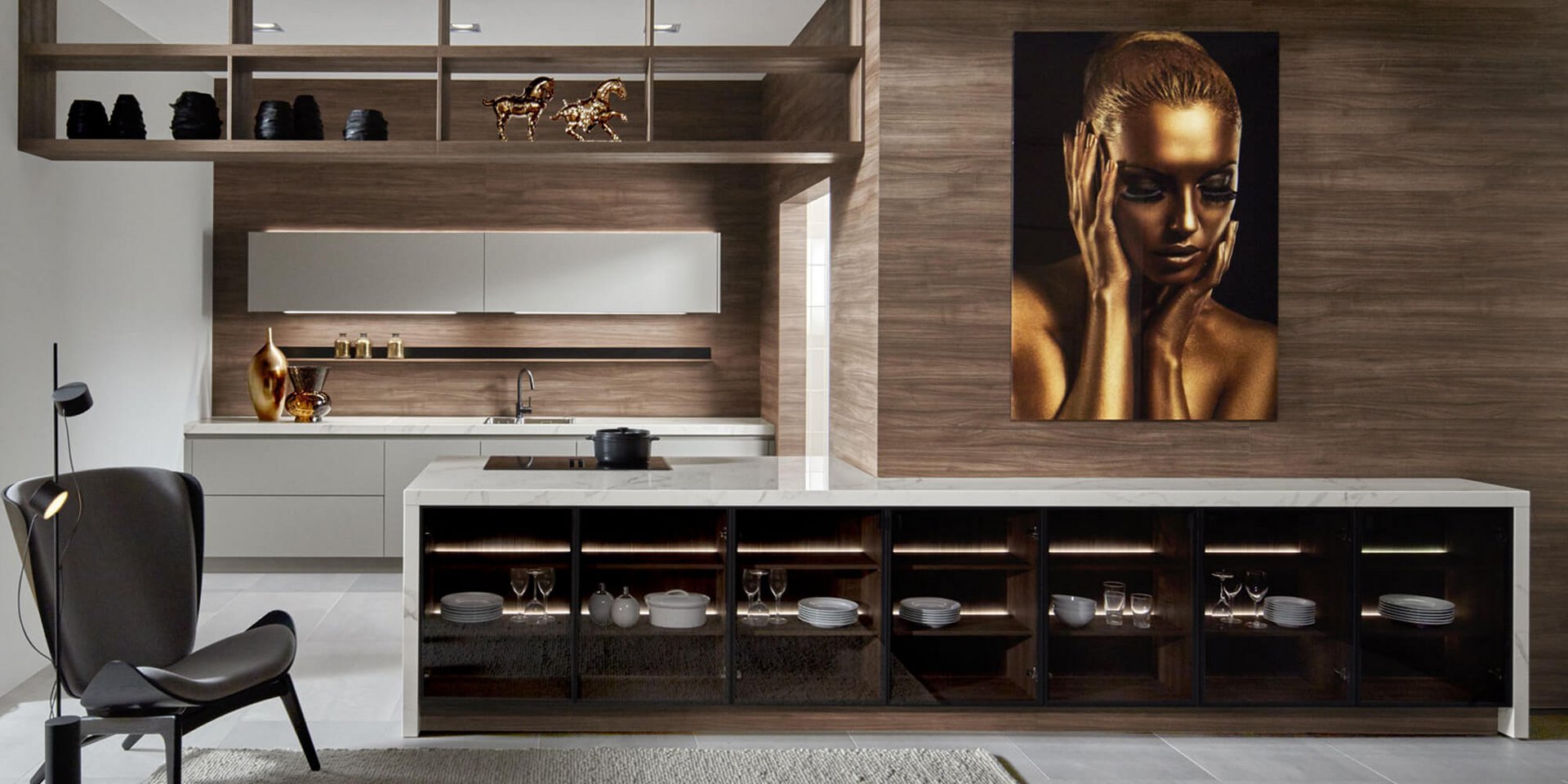 ASMO KÜCHEN - ASMO Y-MP Hellgrau Ultramatt