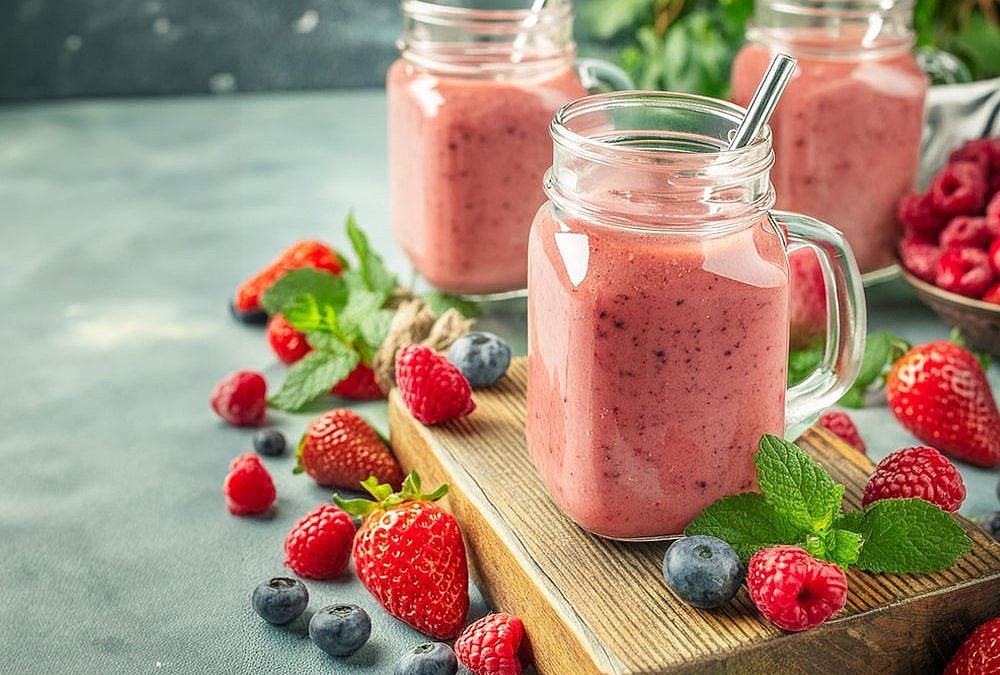 ASMO KÜCHEN Rezept Beeren-Frühstück-Smoothie
