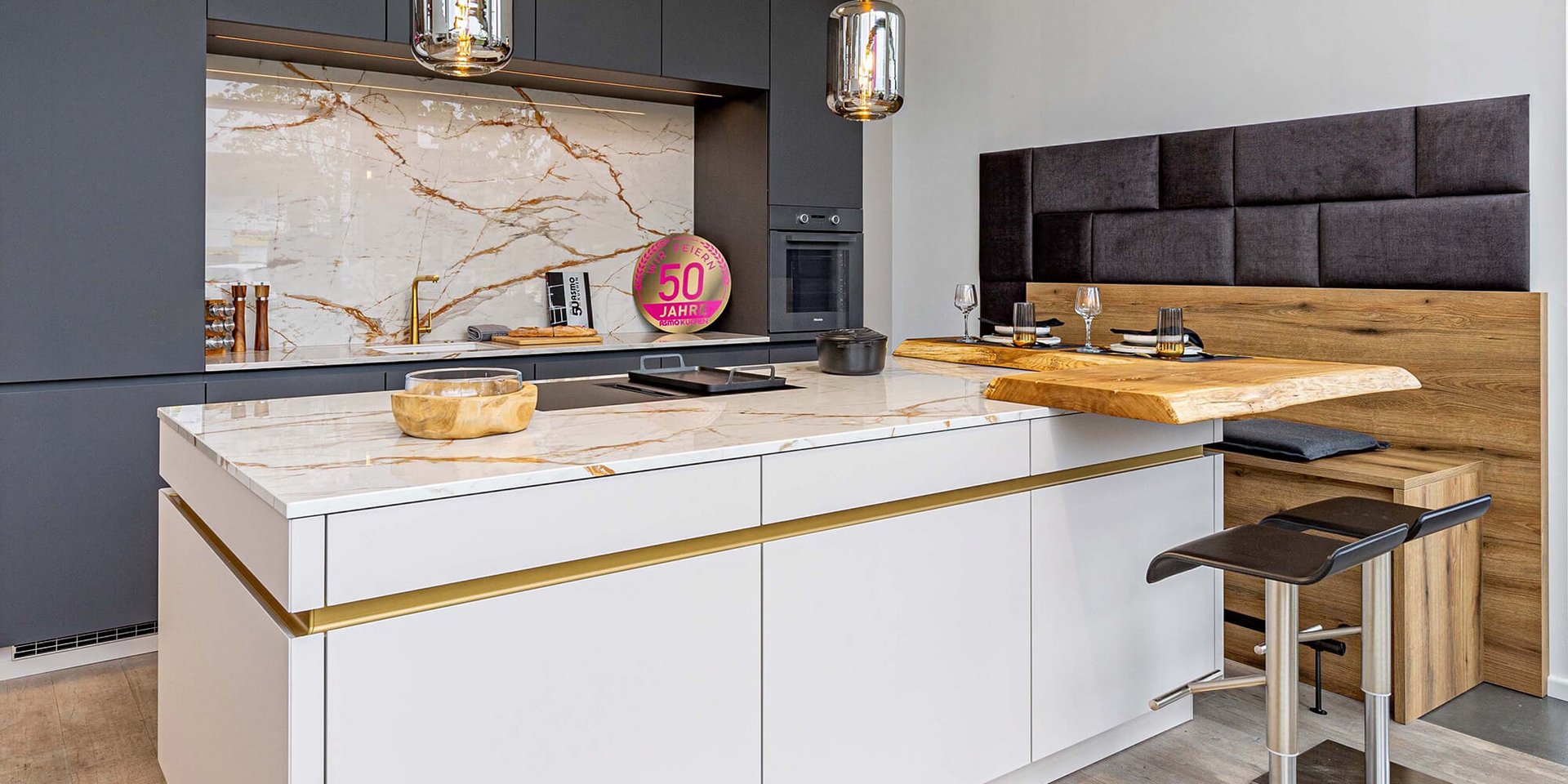 ASMO KÜCHEN - LEICHT Wohnküche mit vielen Raffinessen
