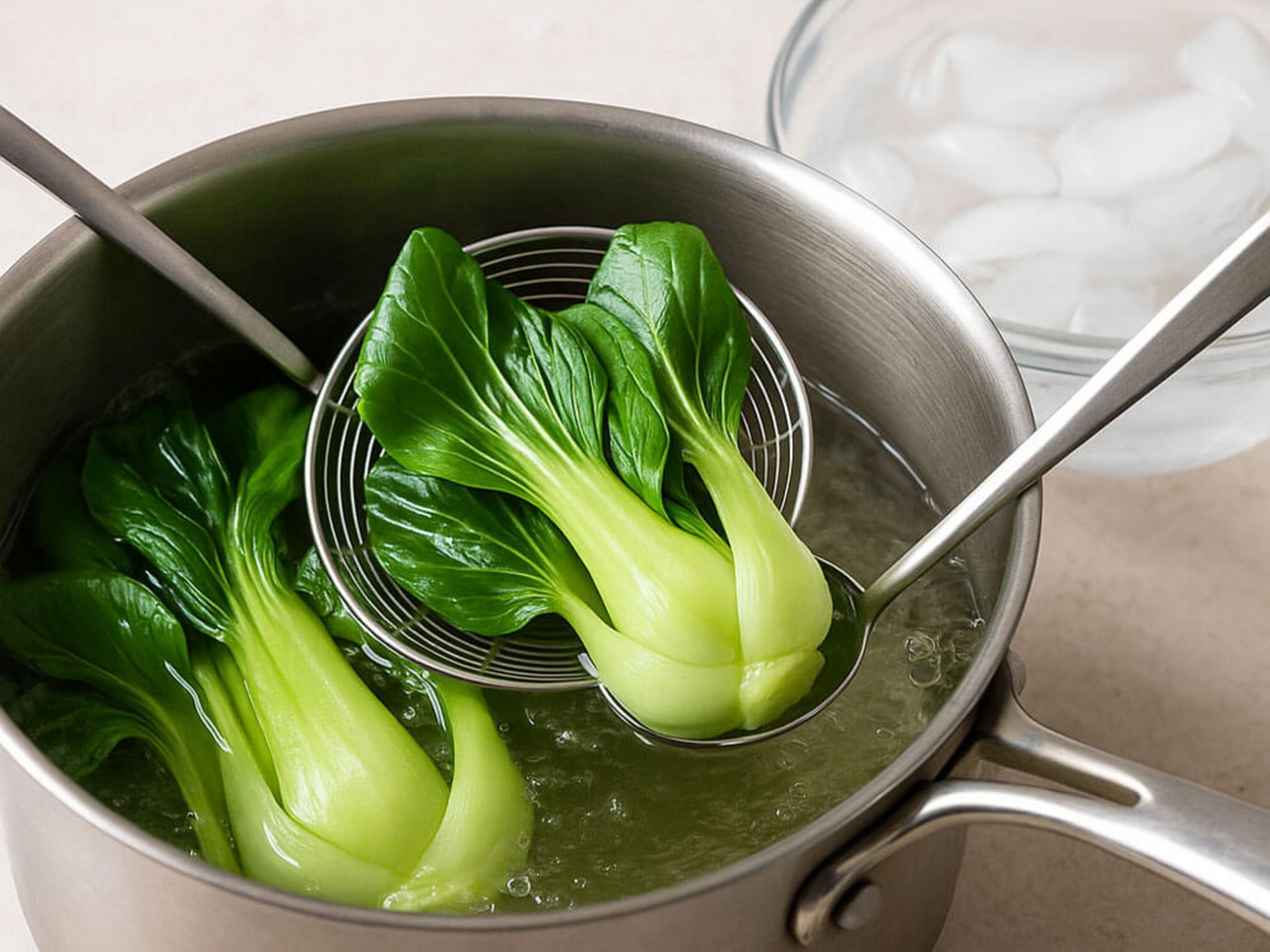 Geschnittener Pak Choi auf Schneidebrett – bereit für die Zubereitung