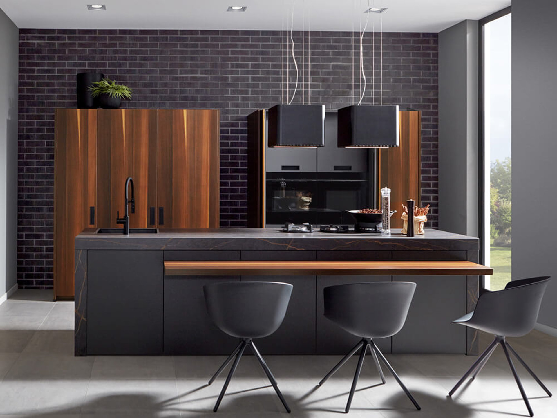 ASMO KÜCHEN - ASMO Y-OS Organic Schwarz