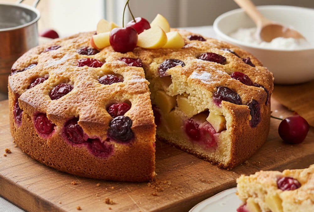 Obst im Kuchen gleichmäßig verteilt: So verhindert Ihr, dass Früchte im Kuchen absinken – schnelle Back-Lifehacks.