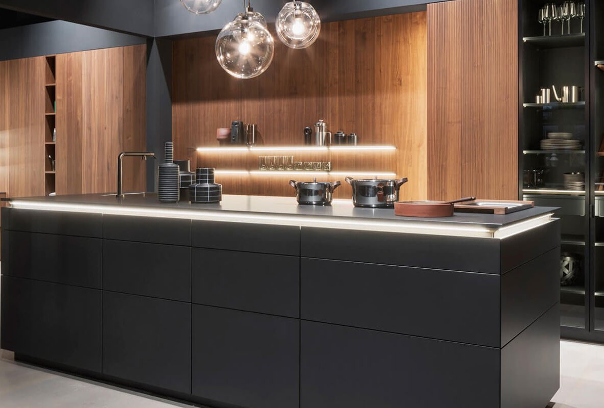 ASMO KÜCHEN Experten-Tipp Küchenschrank mit versenkbaren Türen
