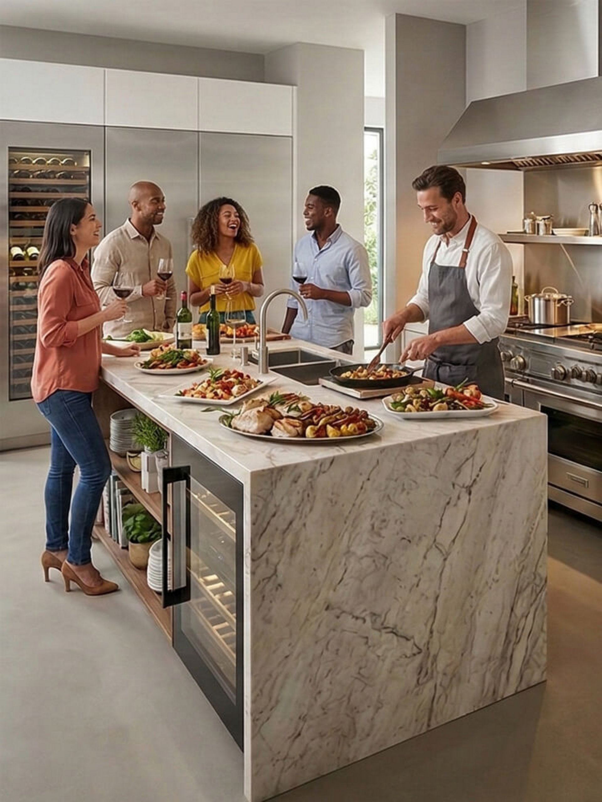 Küchenplanung 2026 für den Gastgeber-Typ mit offener Küche und großer Kücheninsel