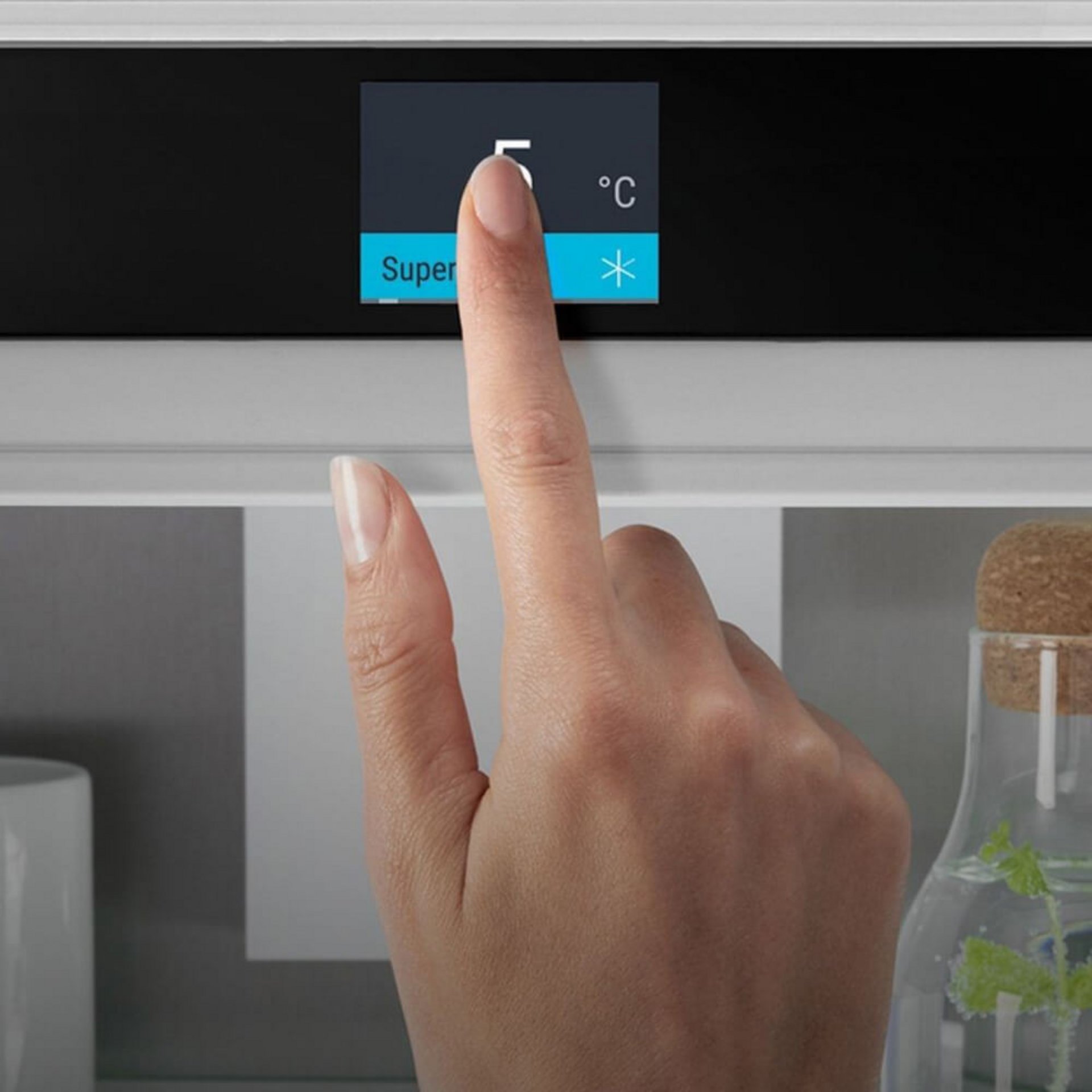 Liebherr Touch & Swipe Display zur einfachen Bedienung