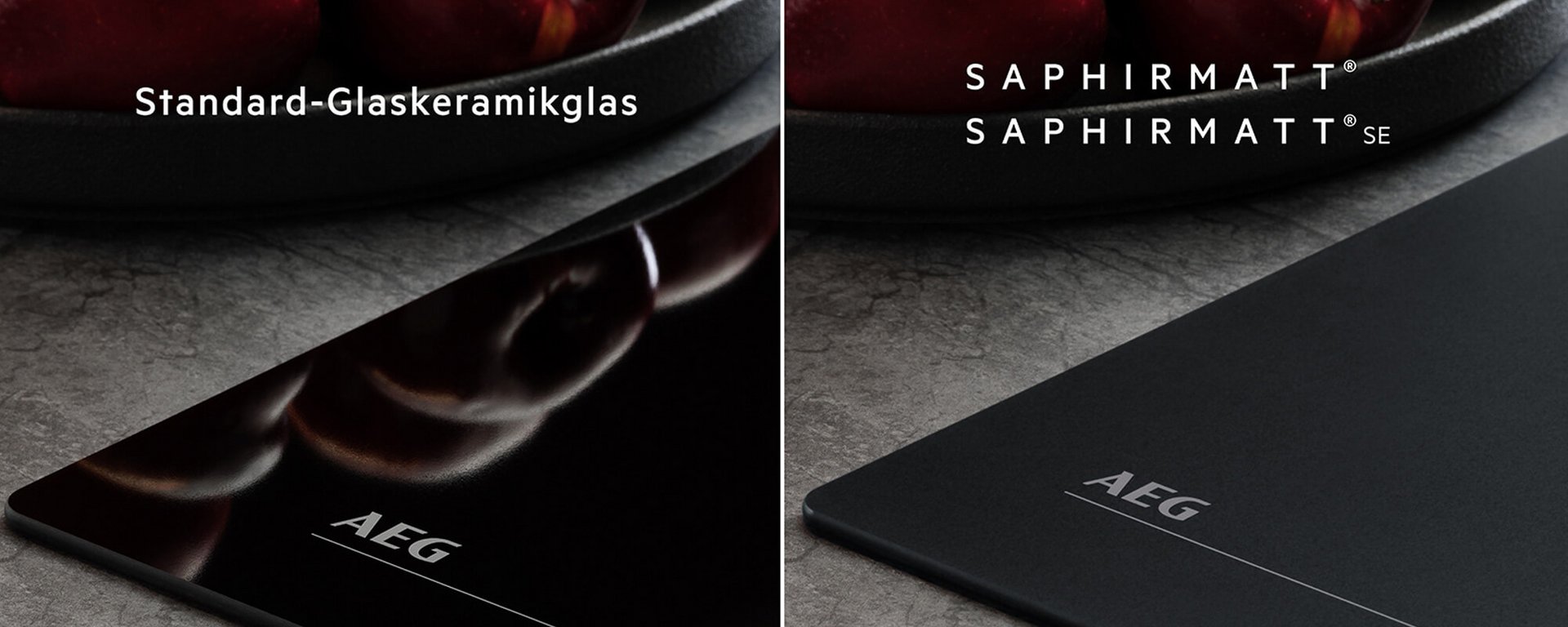 Belüftung und Luftführung im Unterschrank für flächenbündig eingebautes Induktionskochfeld