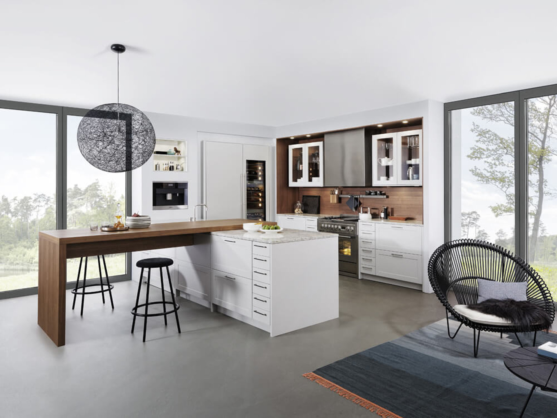 ASMO KÜCHEN - Carre-FS I Topos Arktis