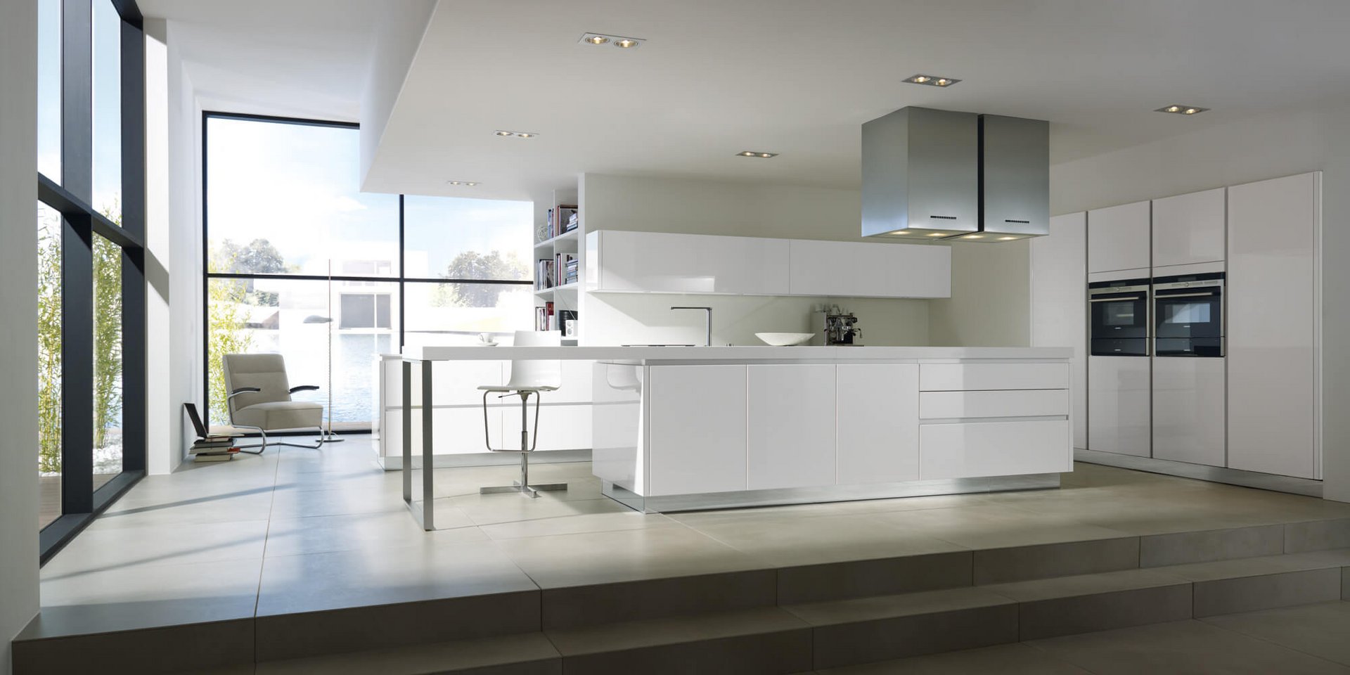 ASMO KÜCHEN - Y-LH Glanzarctisweiß