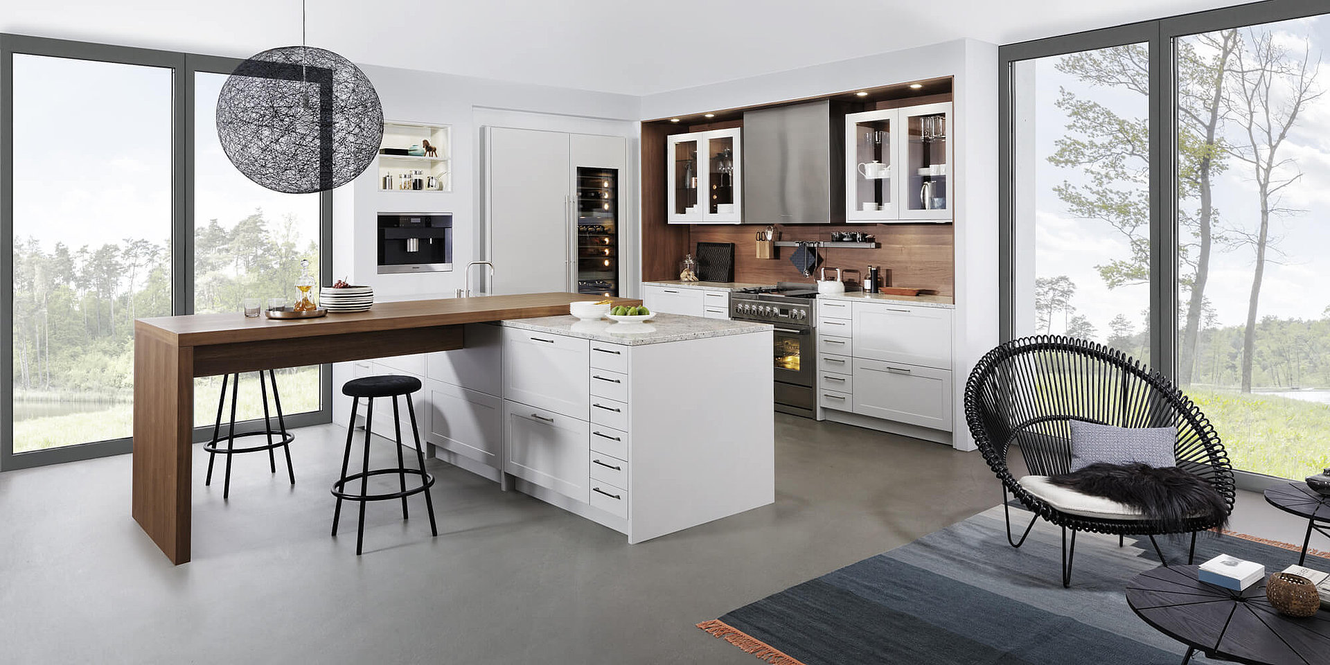 ASMO KÜCHEN - Carre-FS I Topos Arktis