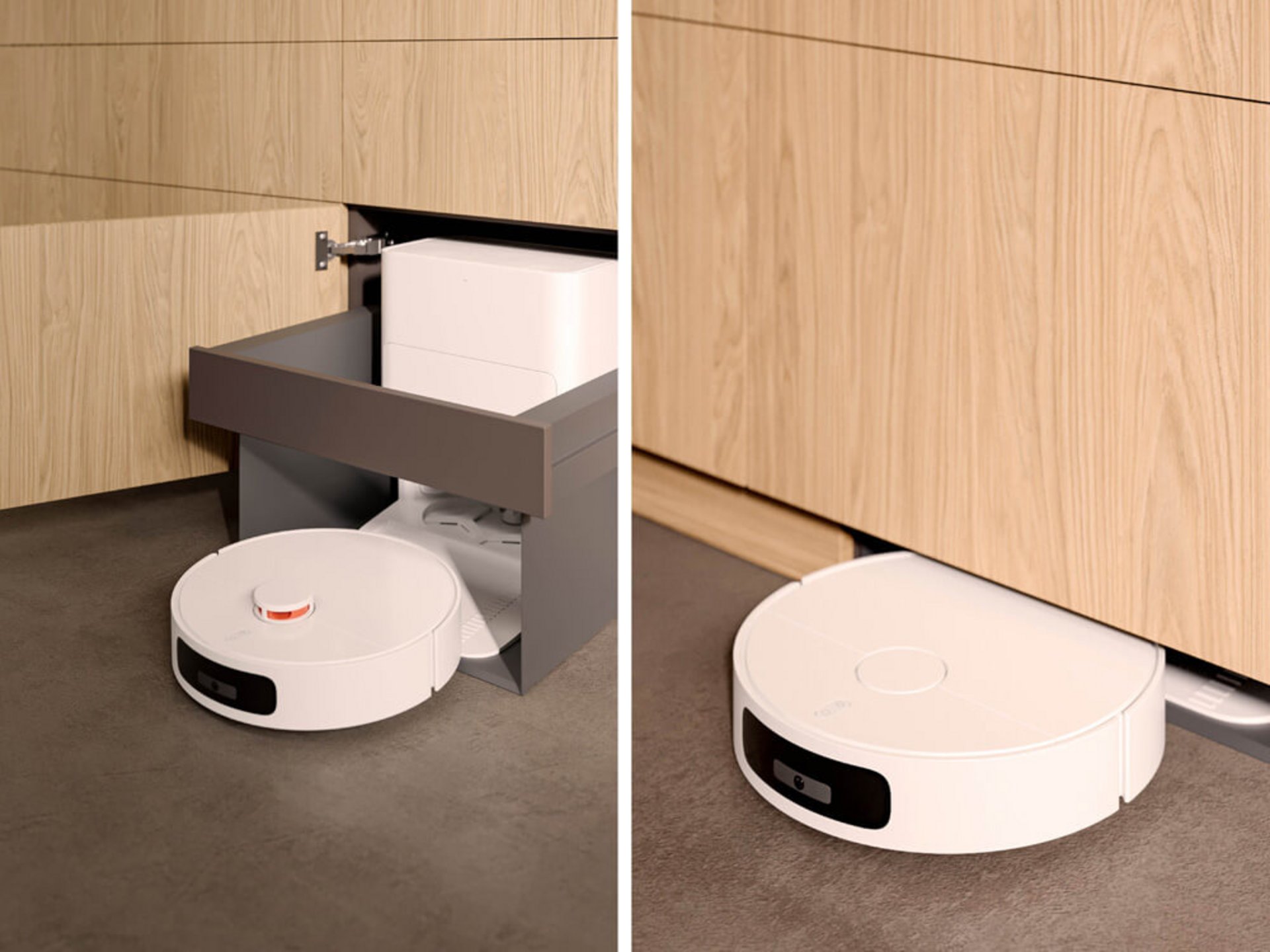 LEICHT Küchenfront im HYGGE-Farbton Flachsbiege – ruhige, moderne Optik für kleine Küchen