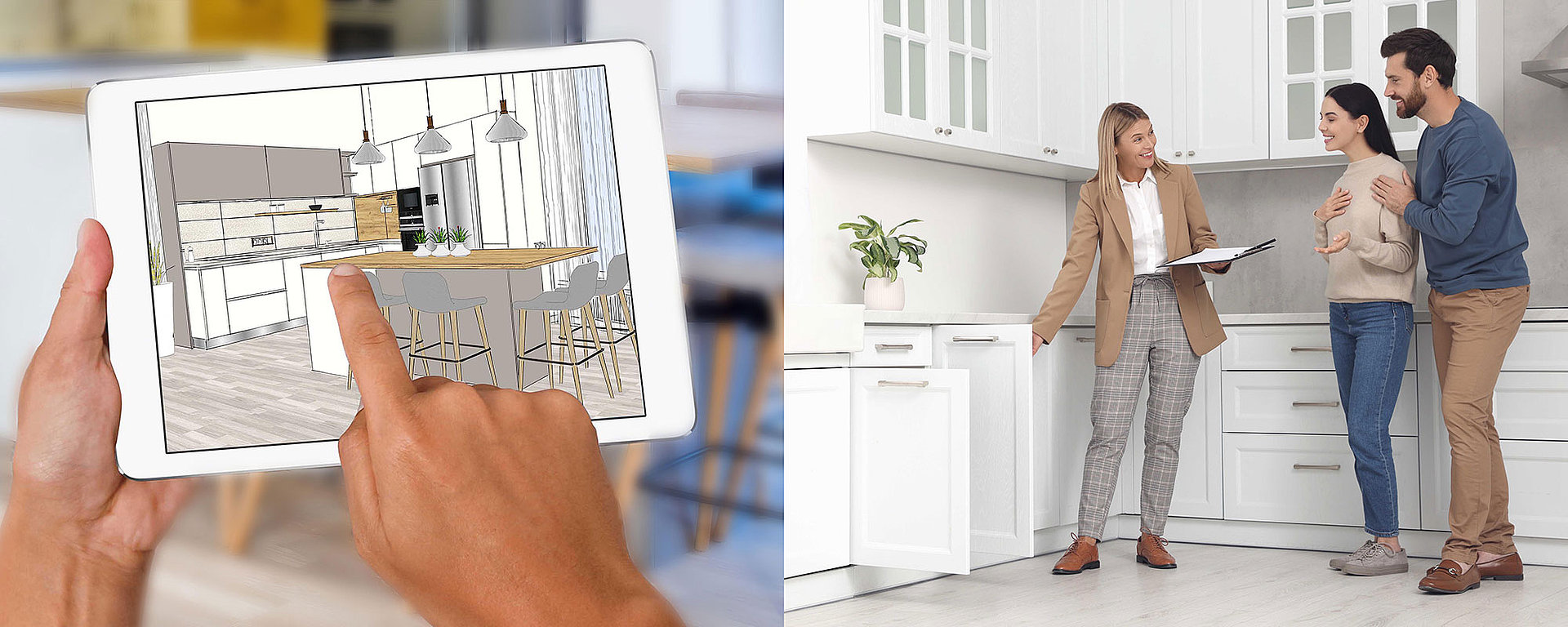 ASMO KÜCHEN Experten-Tipp Küchenplaner online vs. vor Ort. Was ist besser?