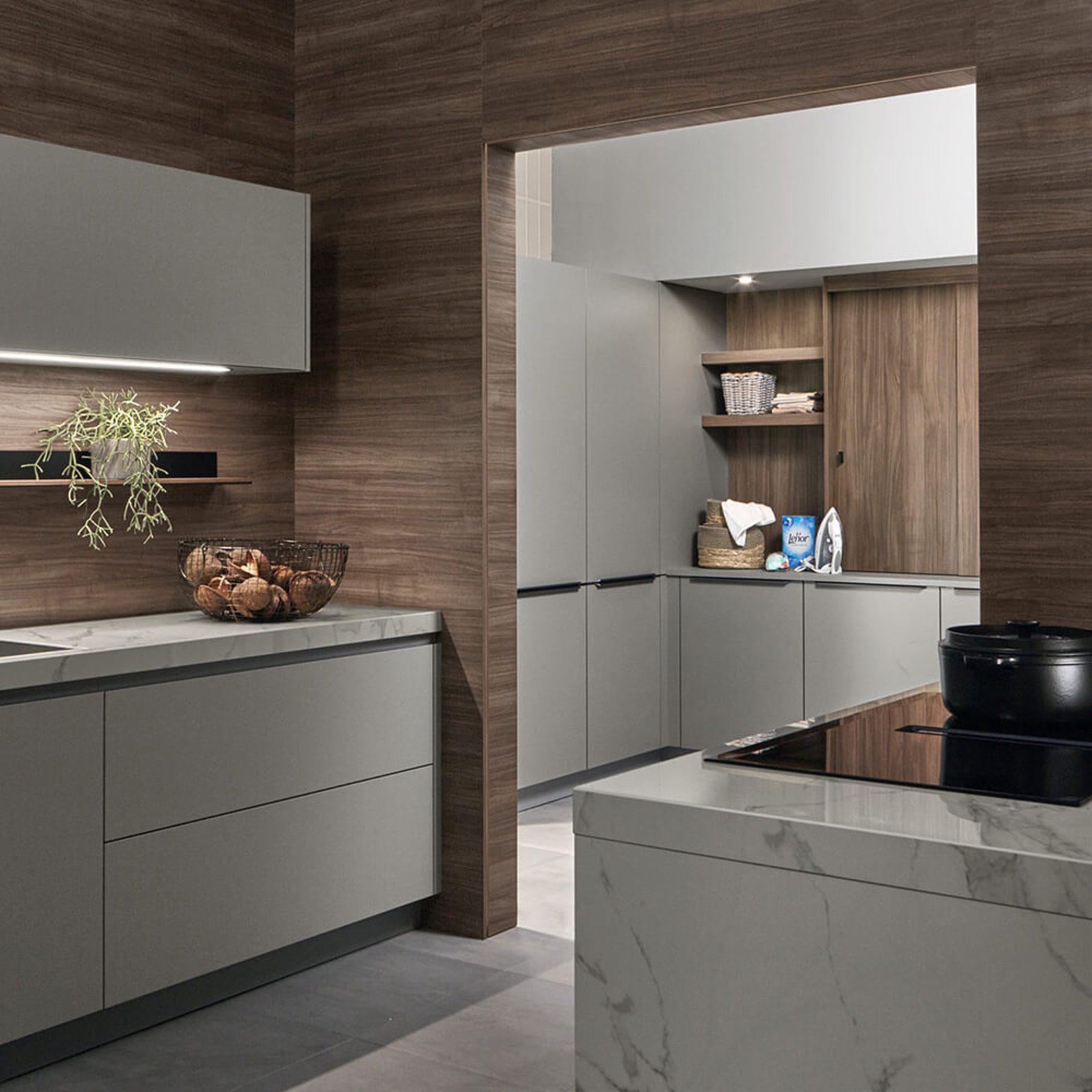 ASMO KÜCHEN - ASMO TU Platingrau