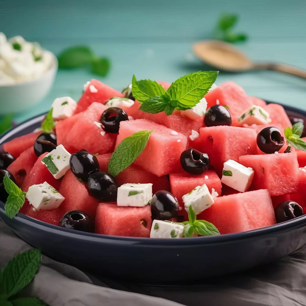 Rezept Wassermelonen-Salat